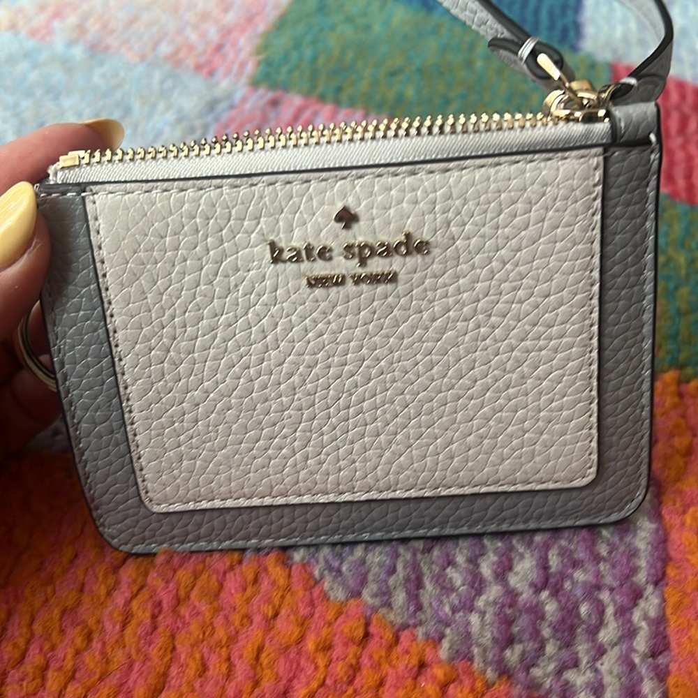 Kate Spade Lena Colorblock Small Card and Keys Holder Wristlet - Picture 3 of 4